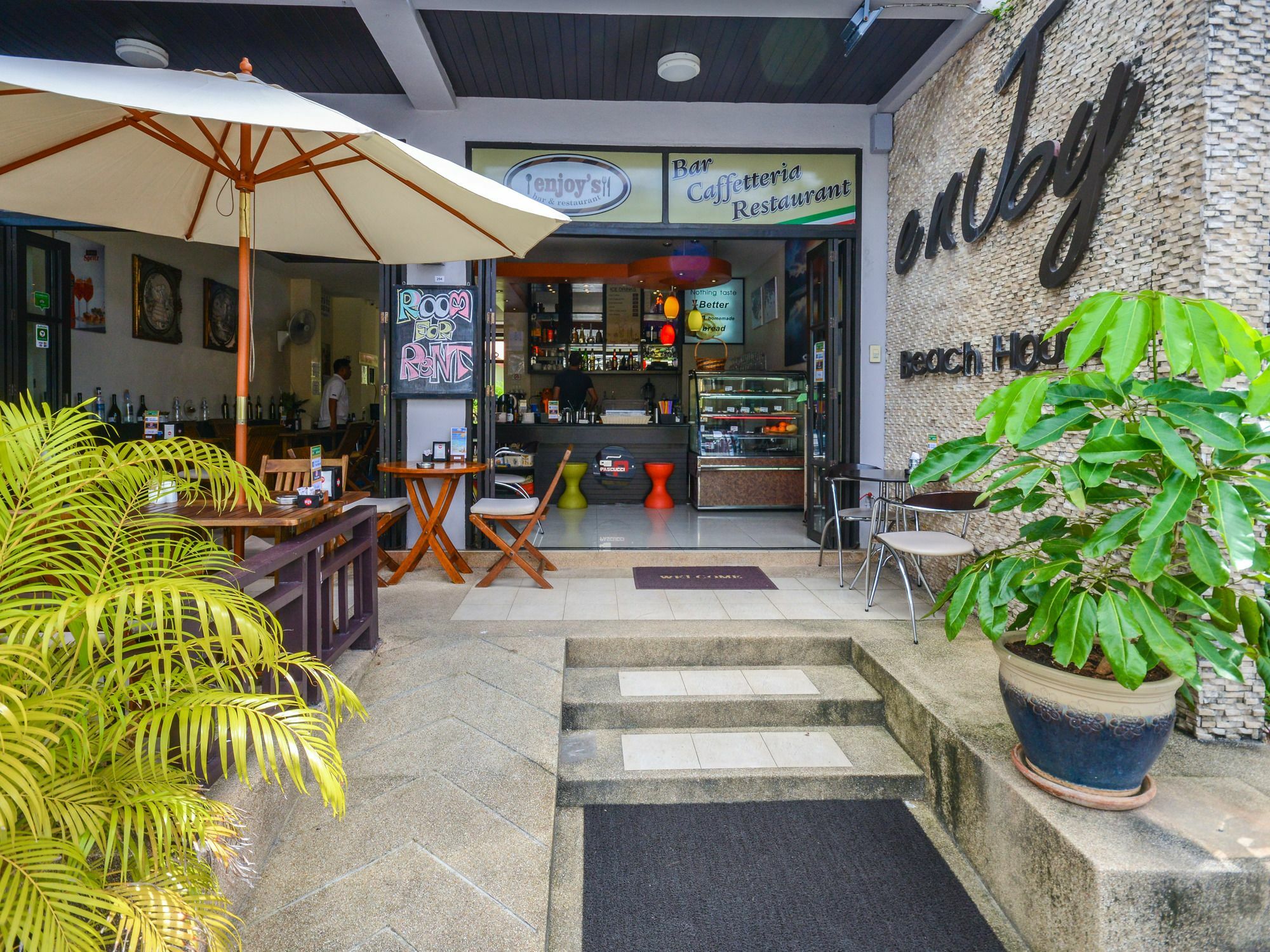 Enjoy'S Beach House & Cafe' Ban Karon Ngoại thất bức ảnh